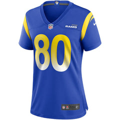 Isaac Bruce Los Angeles Rams Women's Game Retired Player Jersey - Royal sale
