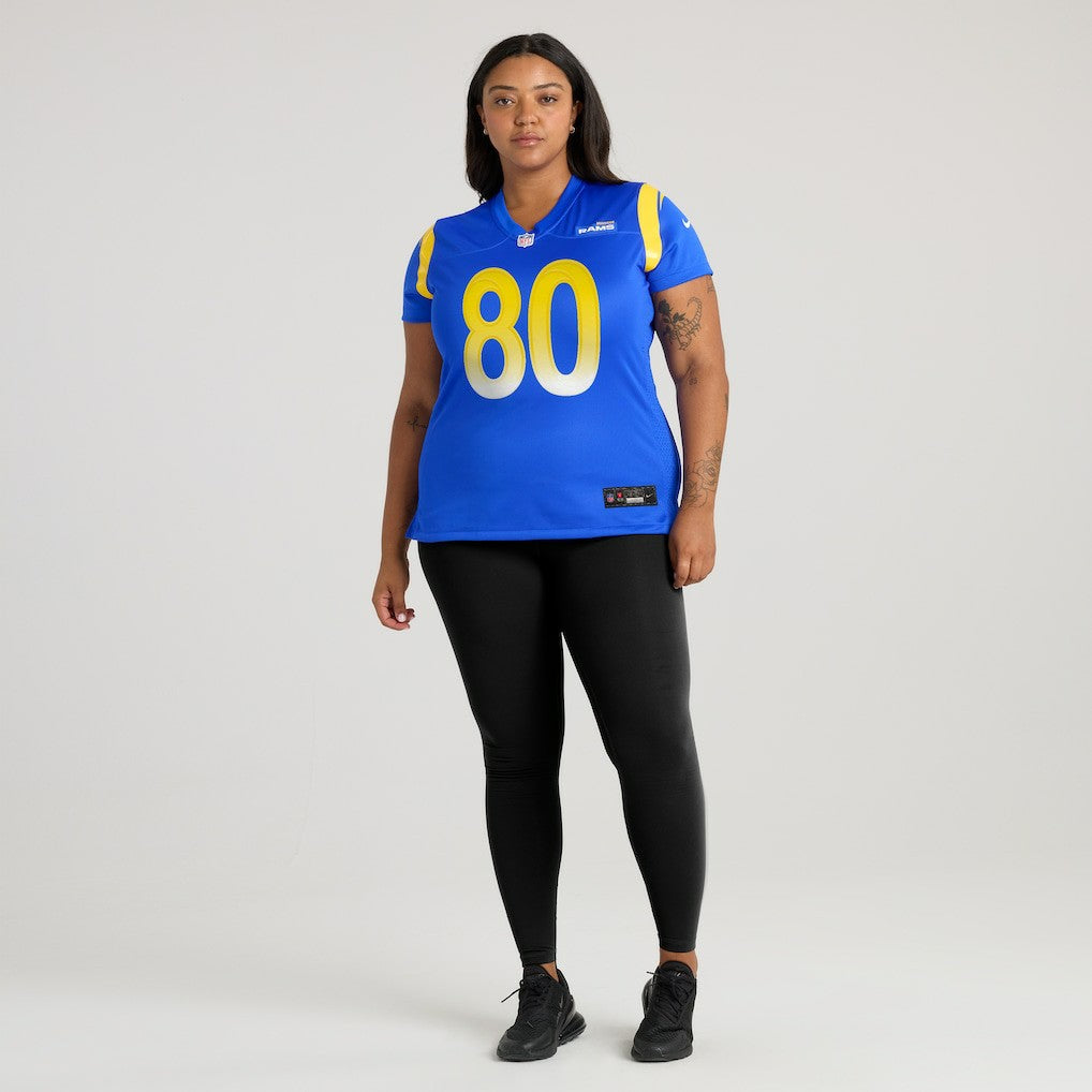 Isaac Bruce Los Angeles Rams Women's Game Retired Player Jersey - Royal sale
