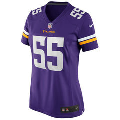 Jack Del Rio Minnesota Vikings Women's Game Retired Player Jersey - Purple on sale