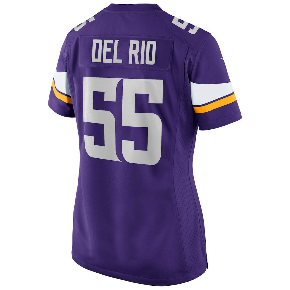 Jack Del Rio Minnesota Vikings Women's Game Retired Player Jersey - Purple on sale