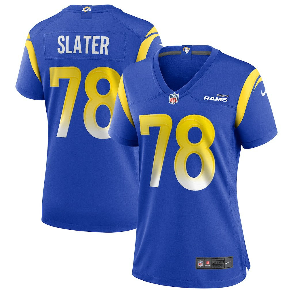 Jackie Slater Los Angeles Rams Women's Game Retired Player Jersey - Royal for sale