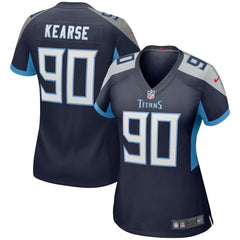 Jevon Kearse Tennessee Titans Women's Game Retired Player Jersey - Navy on sale