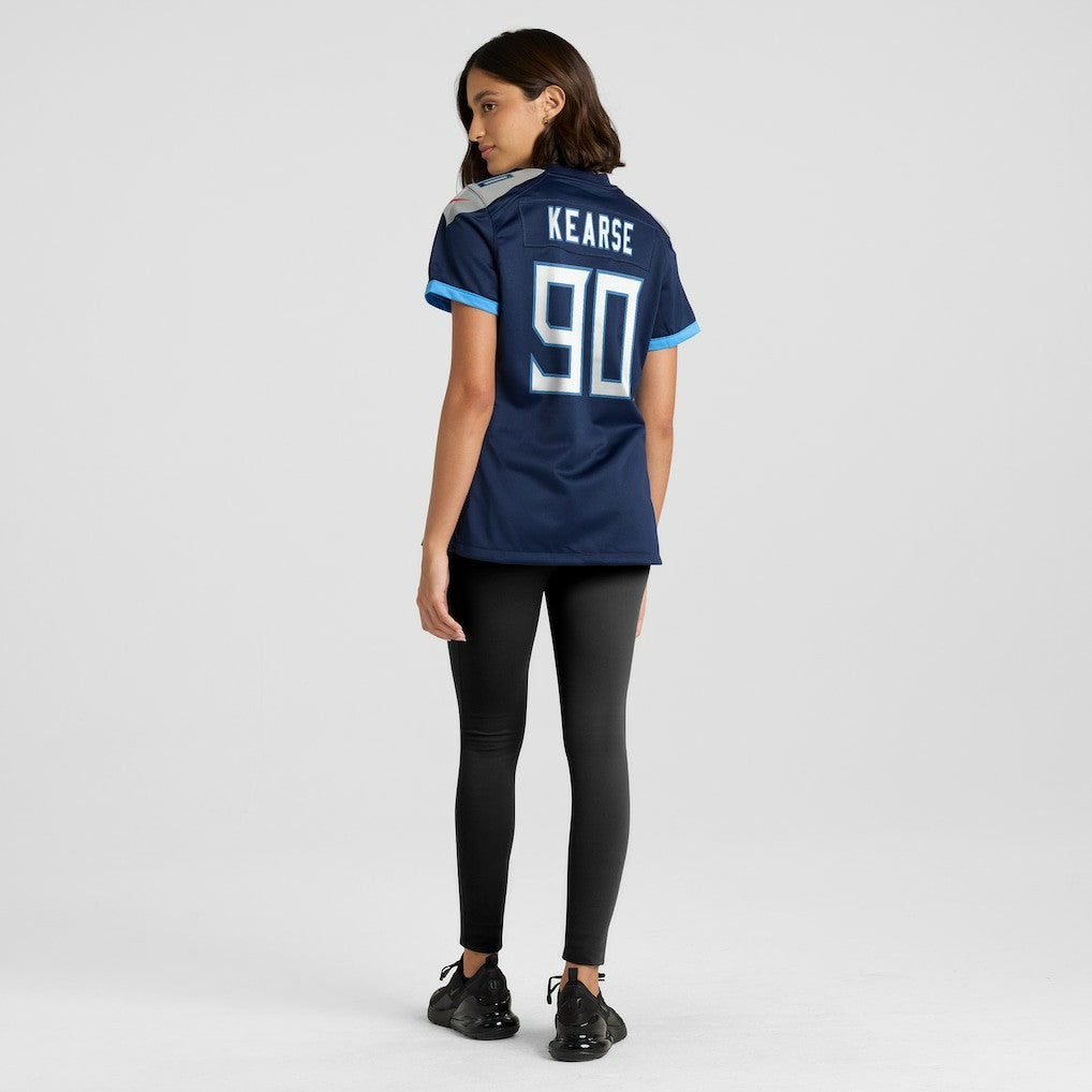 Jevon Kearse Tennessee Titans Women's Game Retired Player Jersey - Navy on sale