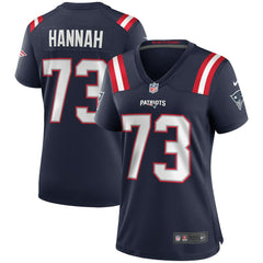 John Hannah New England Patriots Women's Game Retired Player Jersey - Navy cheap