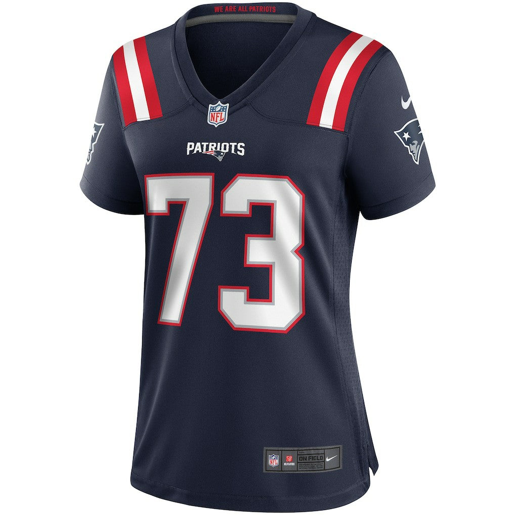 John Hannah New England Patriots Women's Game Retired Player Jersey - Navy cheap