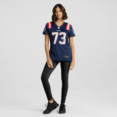 John Hannah New England Patriots Women's Game Retired Player Jersey - Navy cheap