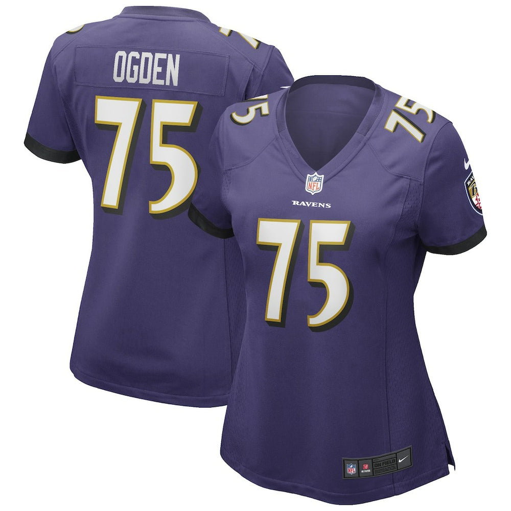 Jonathan Ogden Baltimore Ravens Women's Game Retired Player Jersey - Purple sale