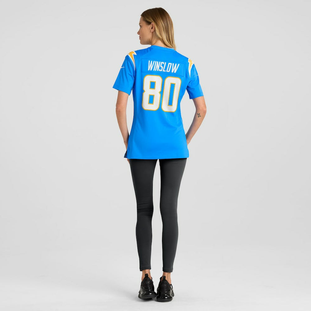 Kellen Winslow Los Angeles Chargers Women's Game Retired Player Jersey - Powder Blue cheap