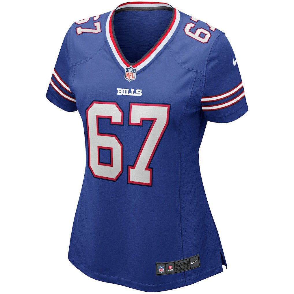Kent Hull Buffalo Bills Women's Game Retired Player Jersey - Royal cheap