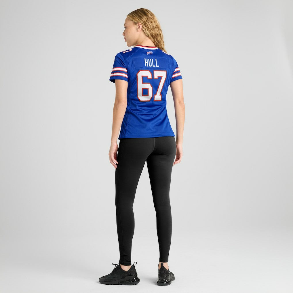 Kent Hull Buffalo Bills Women's Game Retired Player Jersey - Royal cheap