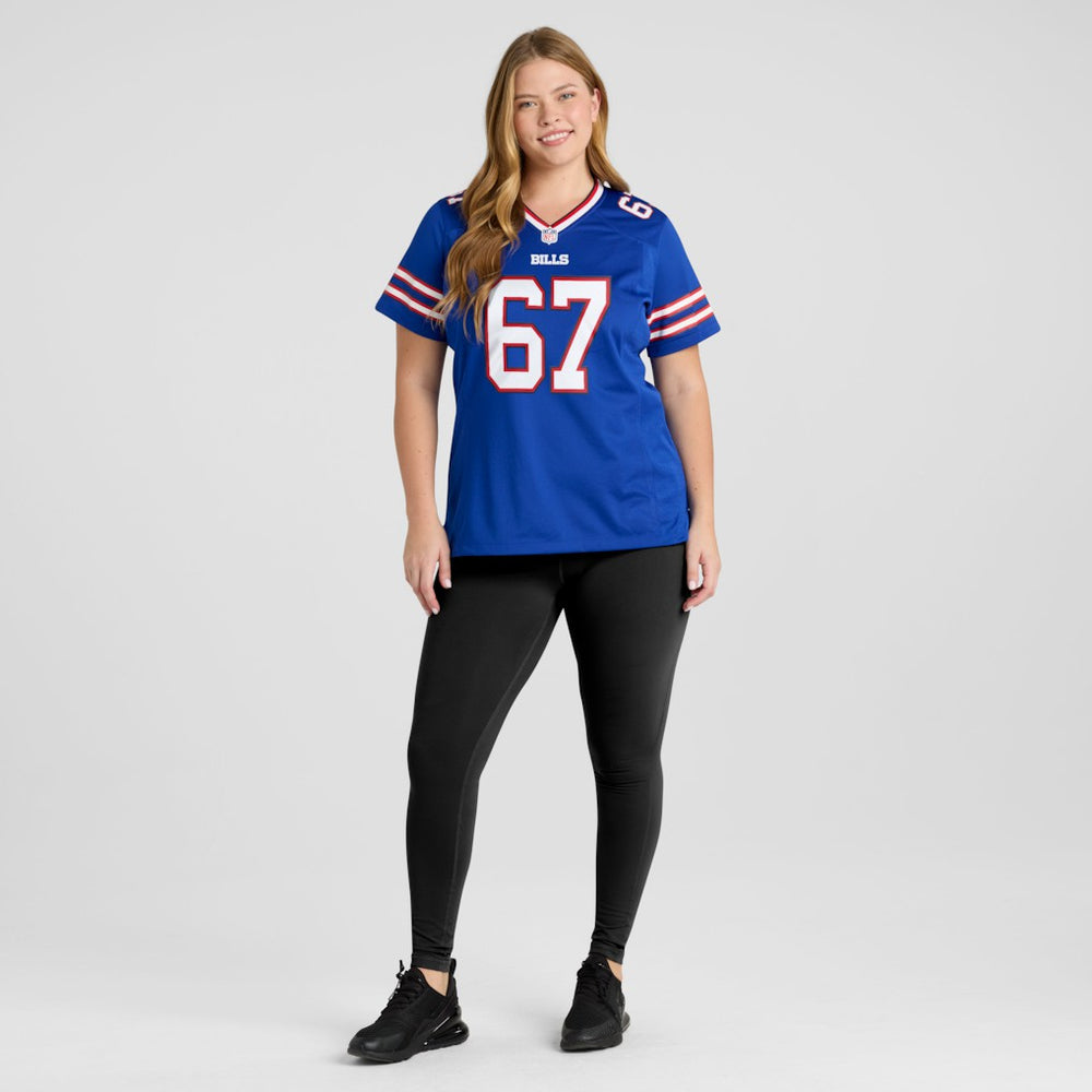 Kent Hull Buffalo Bills Women's Game Retired Player Jersey - Royal cheap