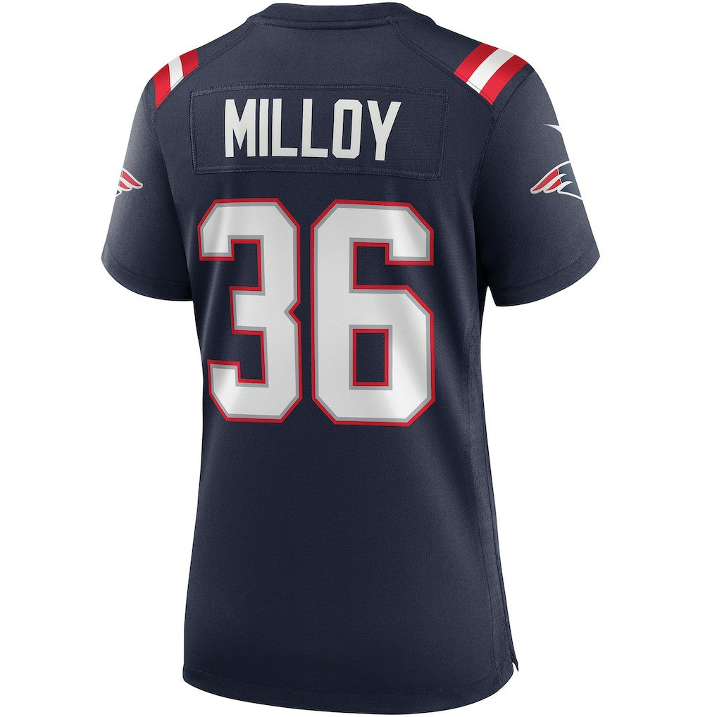 Lawyer Milloy New England Patriots Women's Game Retired Player Jersey - Navy cheap