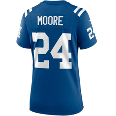 Lenny Moore Indianapolis Colts Women's Game Retired Player Jersey - Royal cheap