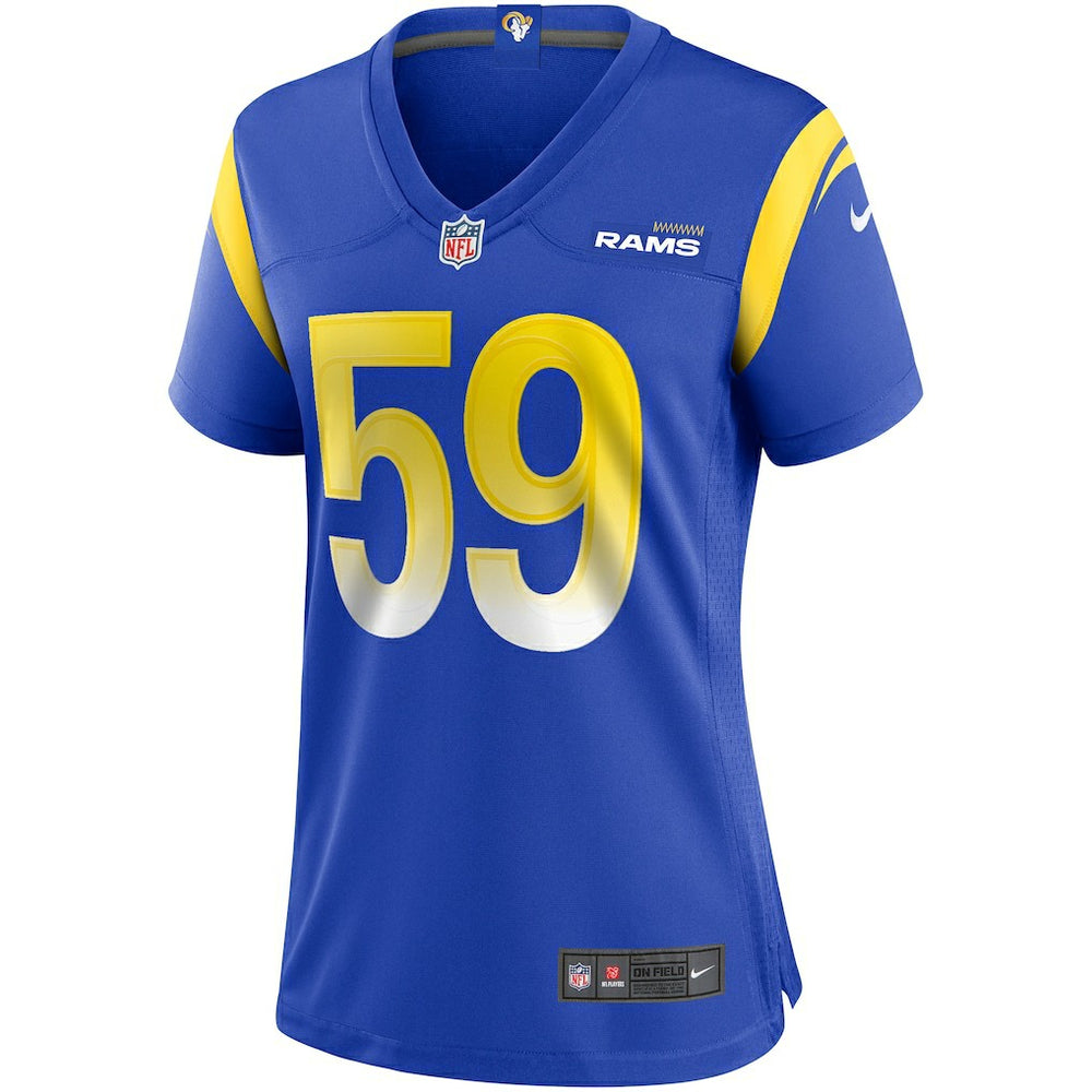 London Fletcher Los Angeles Rams Women's Game Retired Player Jersey - Royal online