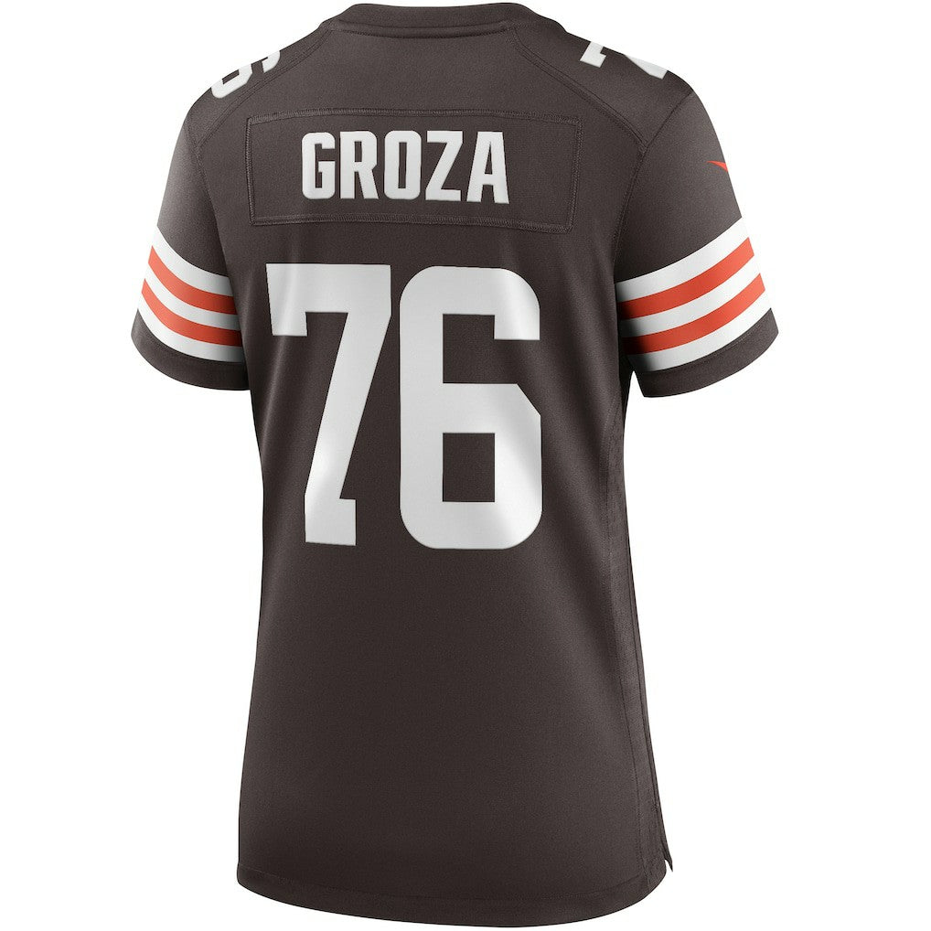 Lou Groza Cleveland Browns Women's Game Retired Player Jersey - Brown sale
