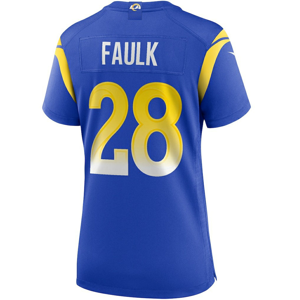Marshall Faulk Los Angeles Rams Women's Game Retired Player Jersey - Royal for sale