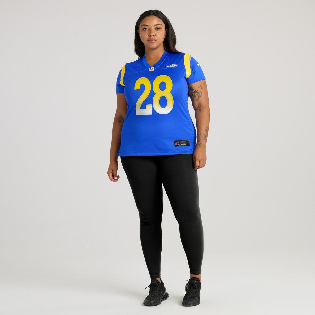 Marshall Faulk Los Angeles Rams Women's Game Retired Player Jersey - Royal for sale