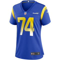 Merlin Olsen Los Angeles Rams Women's Game Retired Player Jersey - Royal outlet