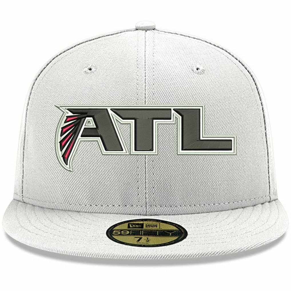 Atlanta Falcons New Era Omaha ATL 59FIFTY Fitted Hat - White online