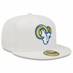 Los Angeles Rams New Era Omaha Ram Head 59FIFTY Fitted Hat - White outlet