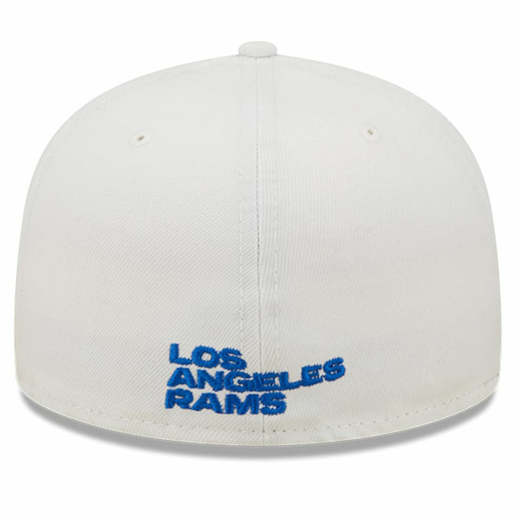 Los Angeles Rams New Era Omaha Ram Head 59FIFTY Fitted Hat - White outlet