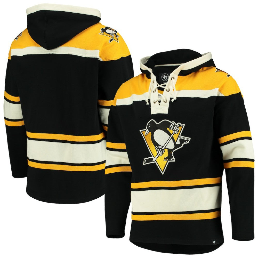 Pittsburgh Penguins '47 Superior Lacer Hoodie - Black Hoodies