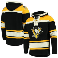 Pittsburgh Penguins '47 Superior Lacer Hoodie - Black Hoodies