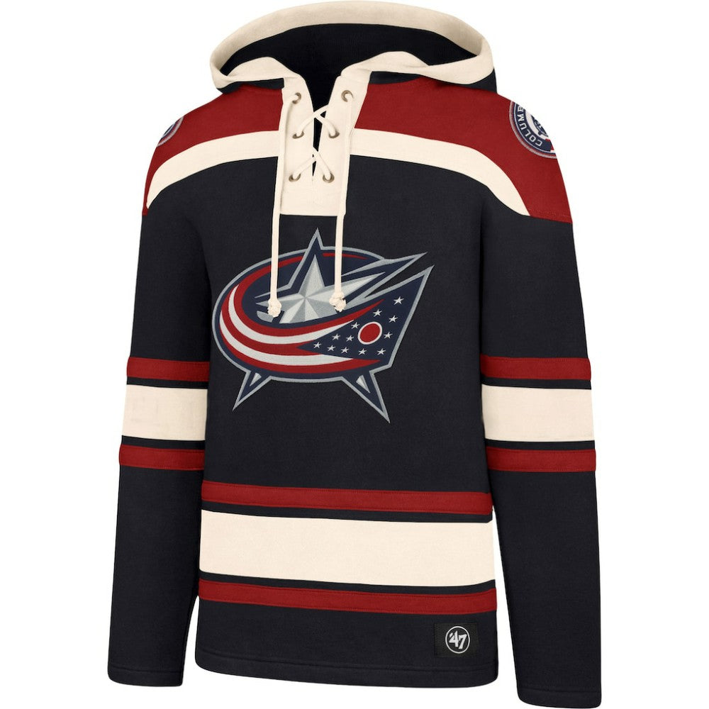 Columbus Blue Jackets '47 Superior Lacer Hoodie - Navy Hoodies