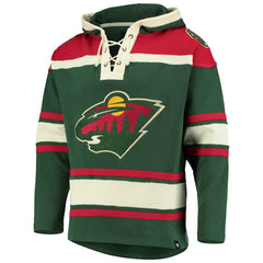Minnesota Wild '47 Superior Lacer Hoodie - Green Hoodies