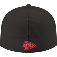 Kansas City Chiefs New Era Omaha 59FIFTY Fitted Hat - Black on sale