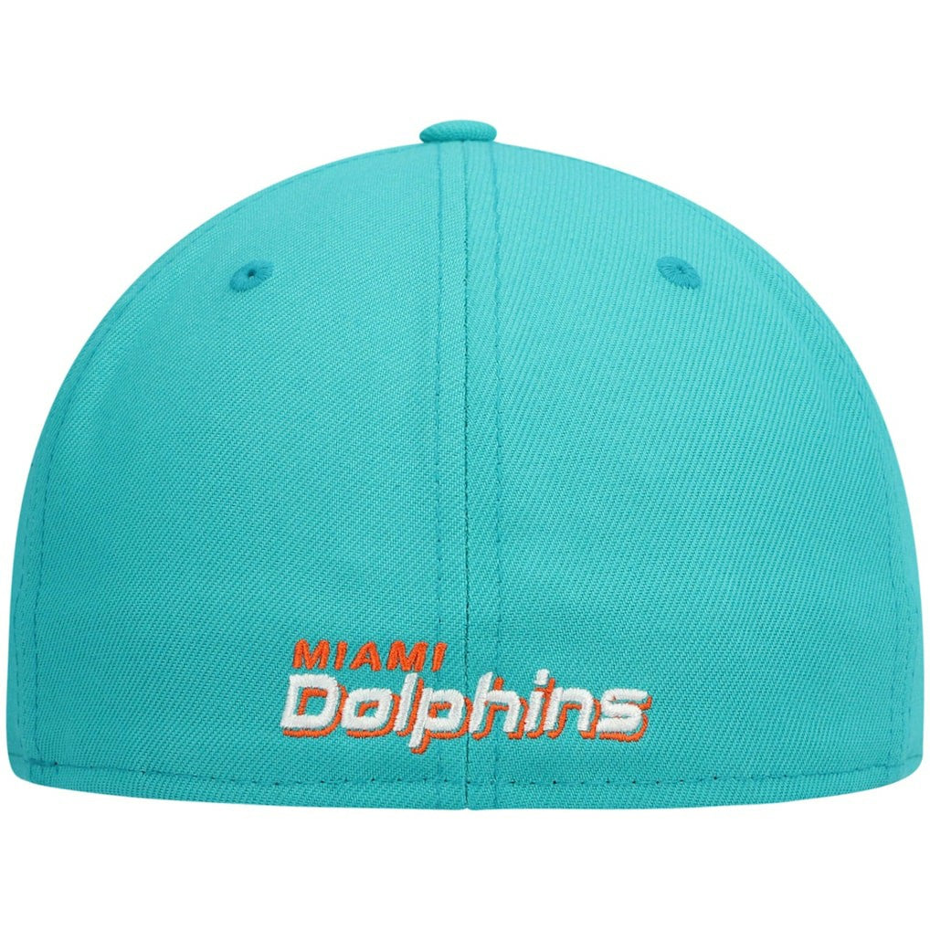 Miami Dolphins New Era Omaha 59FIFTY Fitted Hat - Aqua on sale
