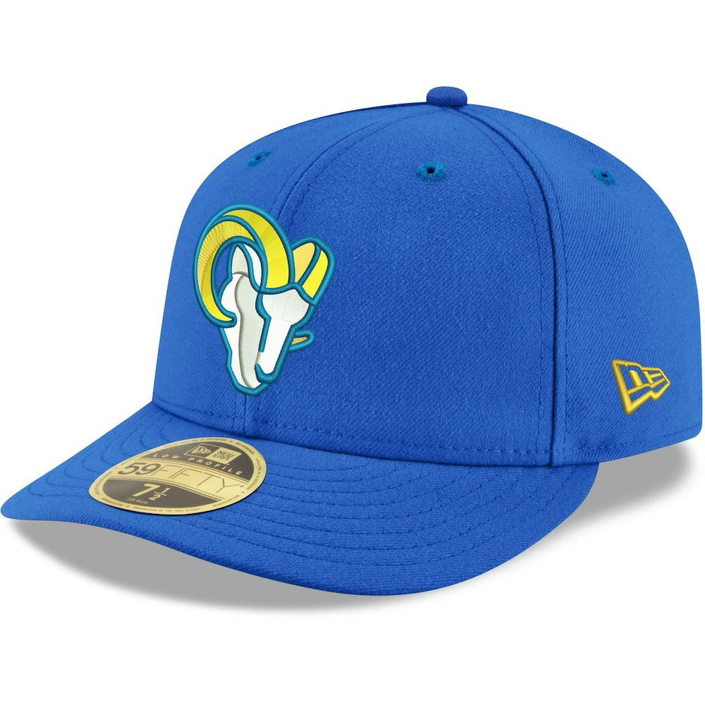 Los Angeles Rams New Era Omaha Low Profile 59FIFTY Fitted Team Hat - Royal for sale