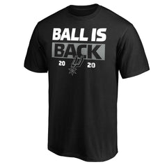 San Antonio Spurs Ball Is Back T-Shirt - Black discount