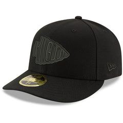 Kansas City Chiefs New Era Alternate Logo Black on Black Low Profile 59FIFTY II Fitted Hat - Black cheap