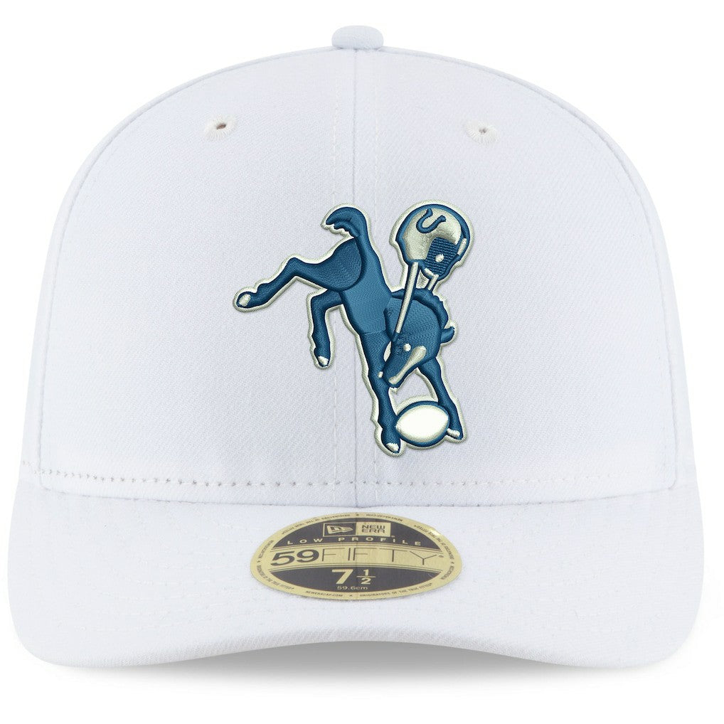 Indianapolis Colts New Era Omaha Low Profile 59FIFTY Fitted Hat - White online