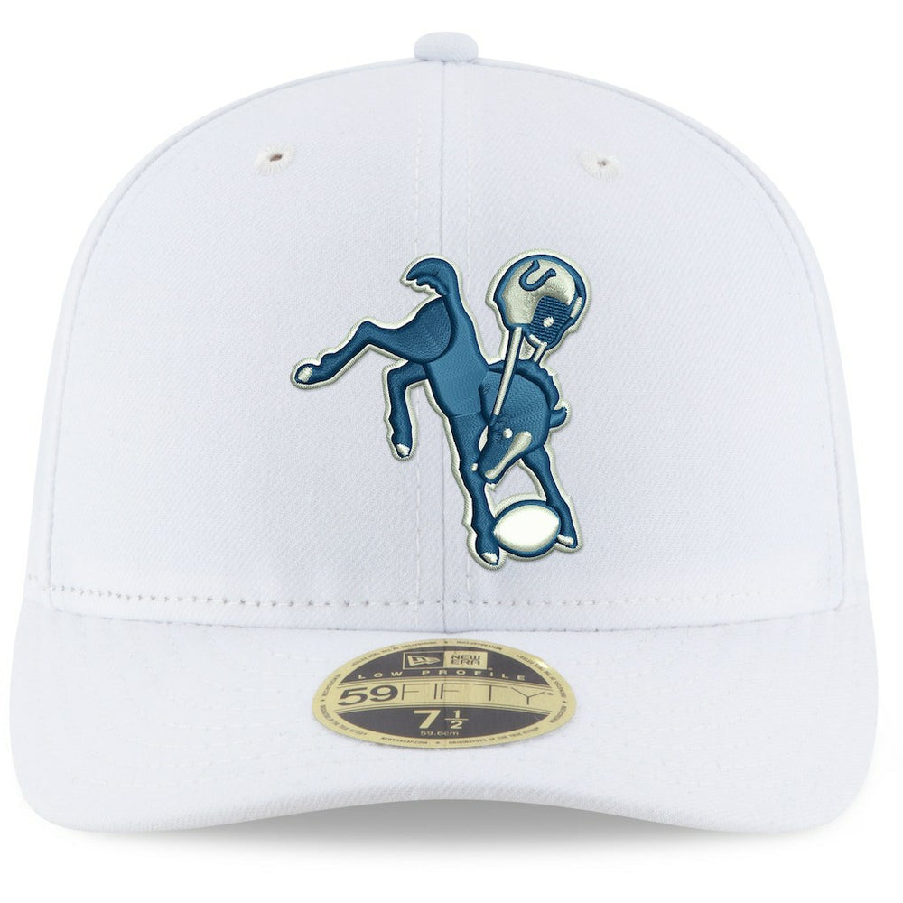 Indianapolis Colts New Era Omaha Low Profile 59FIFTY Fitted Hat - White online
