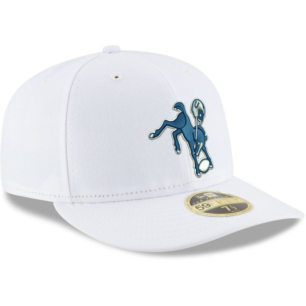 Indianapolis Colts New Era Omaha Low Profile 59FIFTY Fitted Hat - White online
