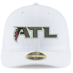 Atlanta Falcons New Era Omaha Low Profile 59FIFTY Fitted Hat - White for sale