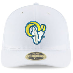 Los Angeles Rams New Era Omaha Low Profile 59FIFTY Fitted Hat - White sale