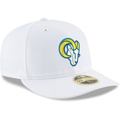 Los Angeles Rams New Era Omaha Low Profile 59FIFTY Fitted Hat - White sale