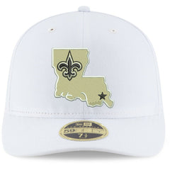New Orleans Saints New Era Omaha Low Profile 59FIFTY Fitted Hat - White online