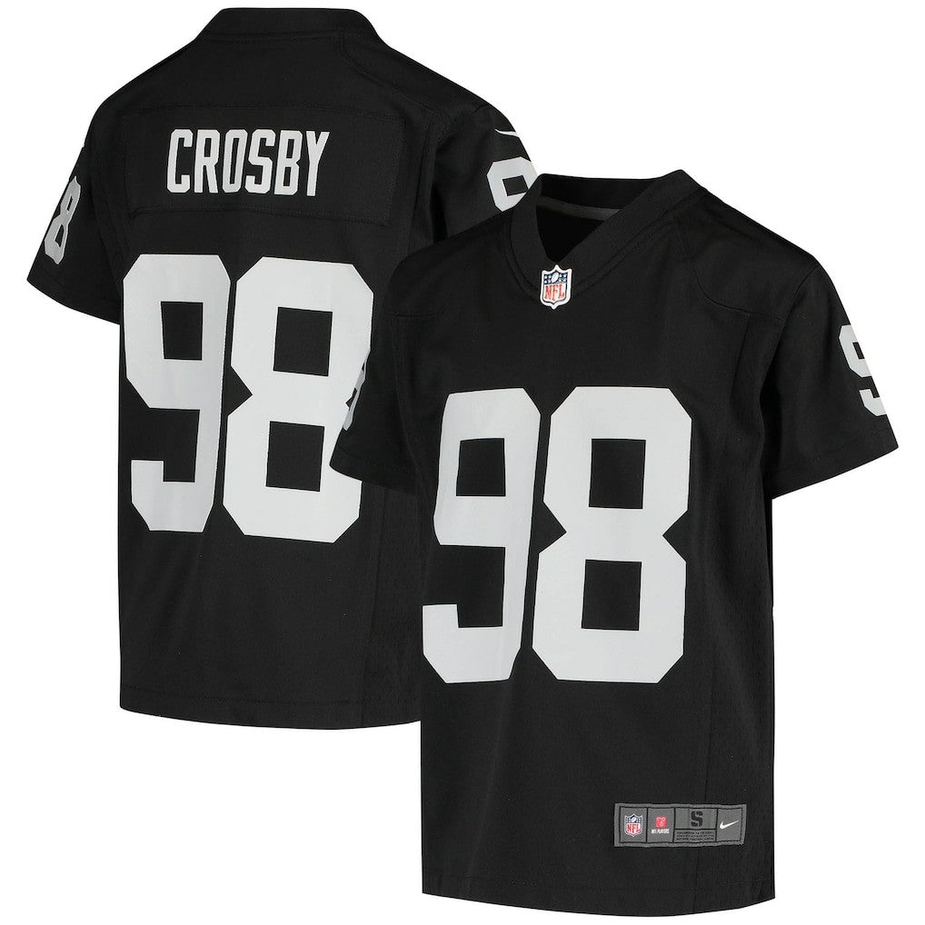 Maxx Crosby Las Vegas Raiders Youth Game Jersey - Black cheap
