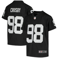Maxx Crosby Las Vegas Raiders Youth Game Jersey - Black cheap