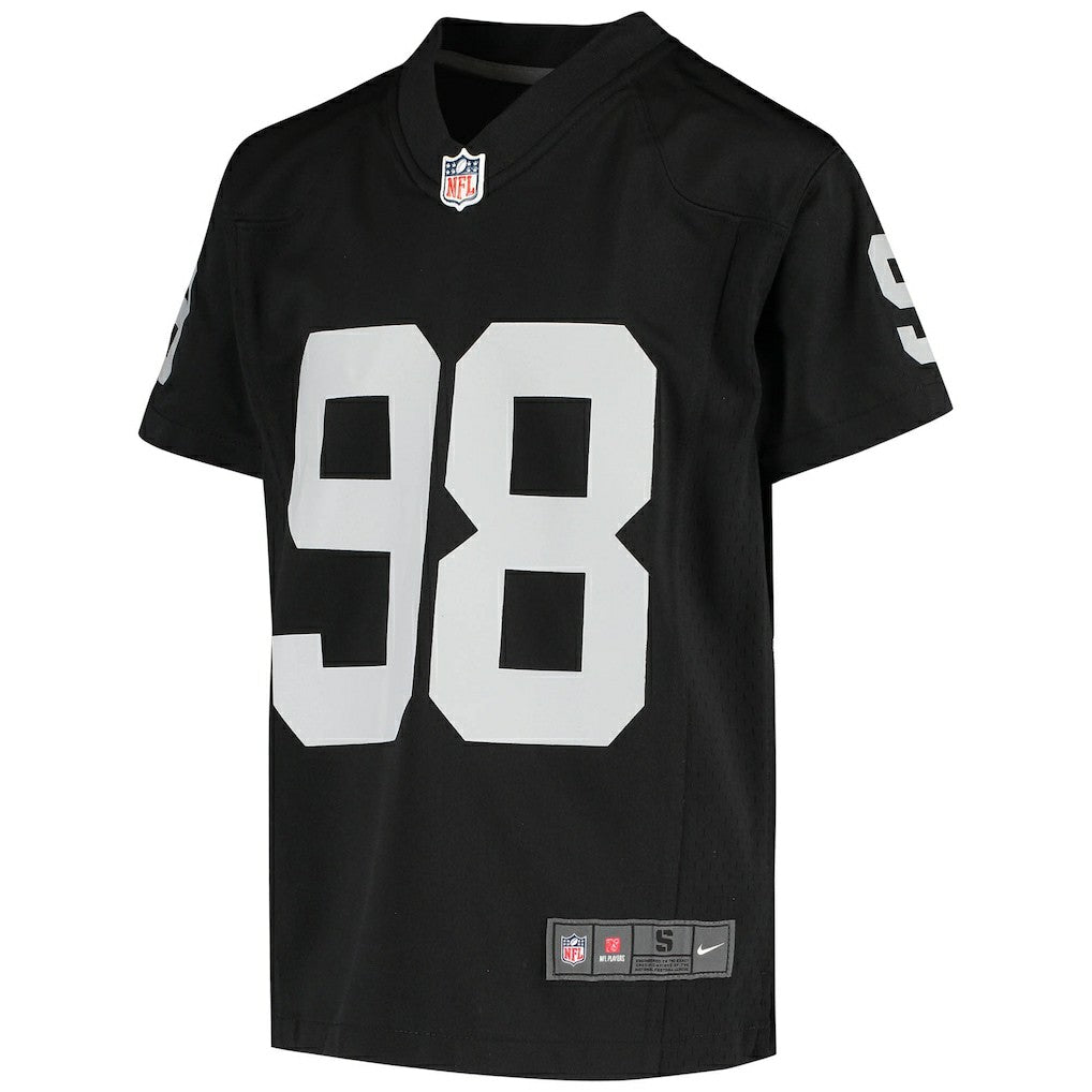 Maxx Crosby Las Vegas Raiders Youth Game Jersey - Black cheap