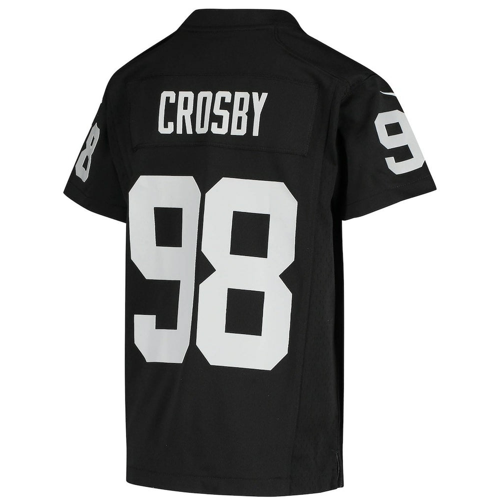 Maxx Crosby Las Vegas Raiders Youth Game Jersey - Black cheap