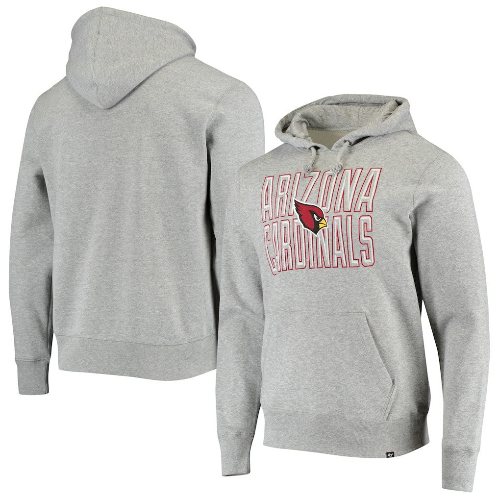 Arizona Cardinals '47 Bevel Pullover Hoodie - Heathered Gray sale