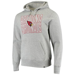 Arizona Cardinals '47 Bevel Pullover Hoodie - Heathered Gray sale