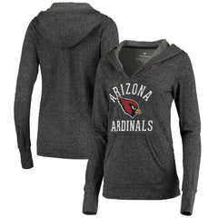 Arizona Cardinals Women's Doubleface Slub Pullover Hoodie - Black on sale