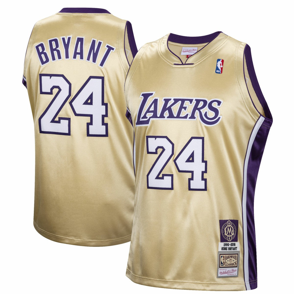 Kobe Bryant Los Angeles Lakers Hall of Fame Class of 2020 #24 Authentic Hardwood Classics Jersey - Gold shop