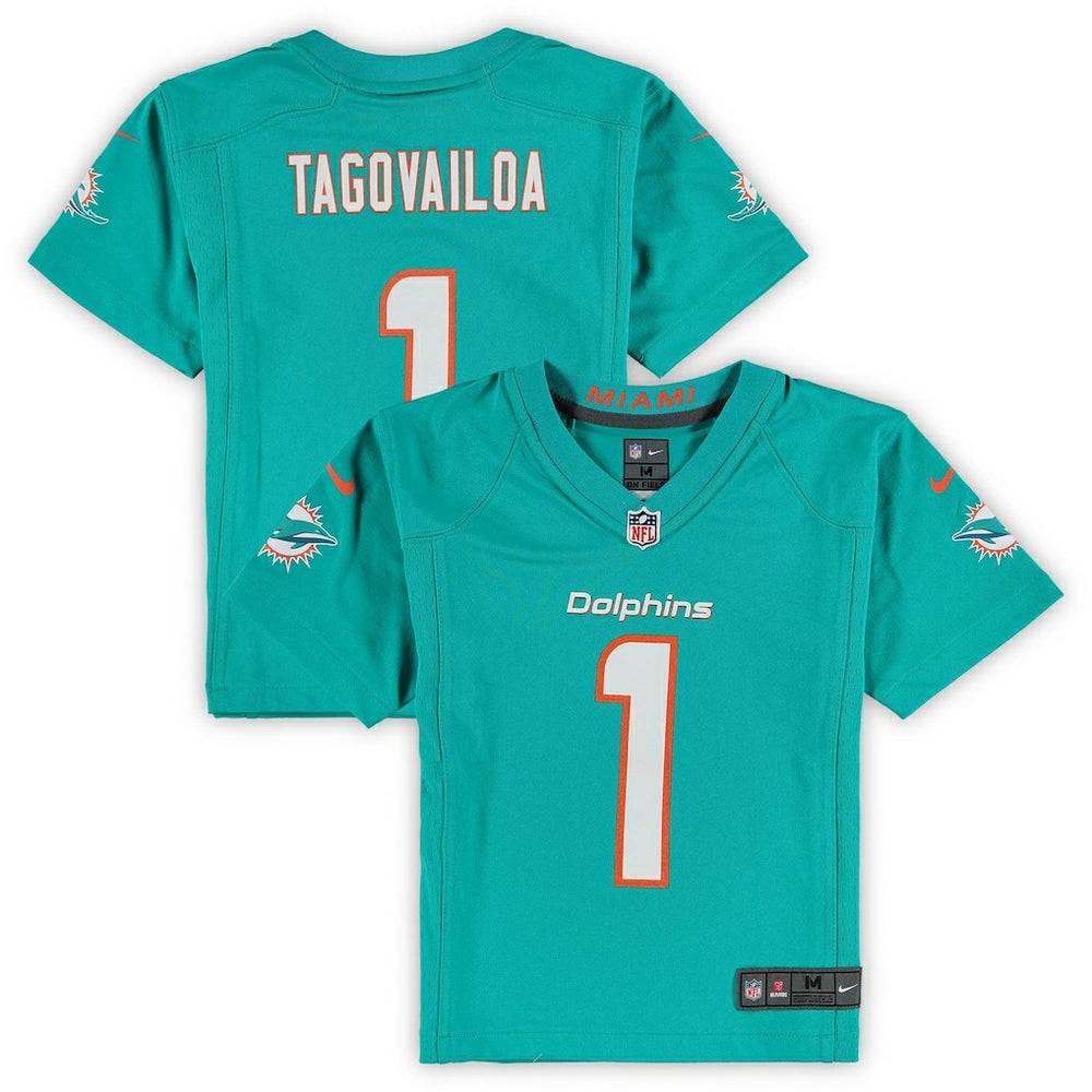 Tua Tagovailoa Miami Dolphins Preschool Game Jersey - Aqua sale